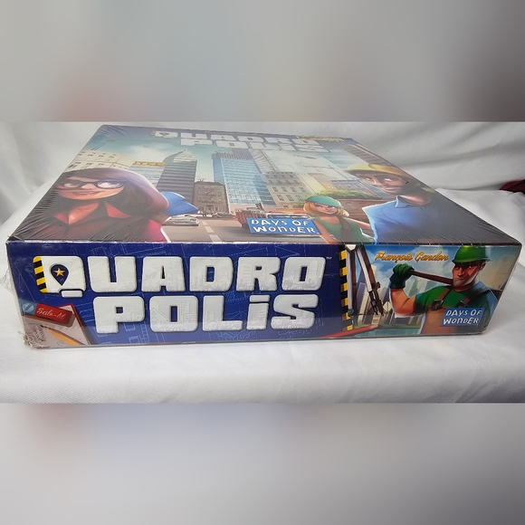 Quadropolis Board Game By Days Of Wonder with Playgrounds Expansion New Unopened - Picture 3 of 5